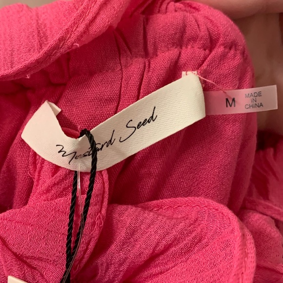 Mustard Seed Fushia Ruffle Dress, size medium - Picture 5 of 7